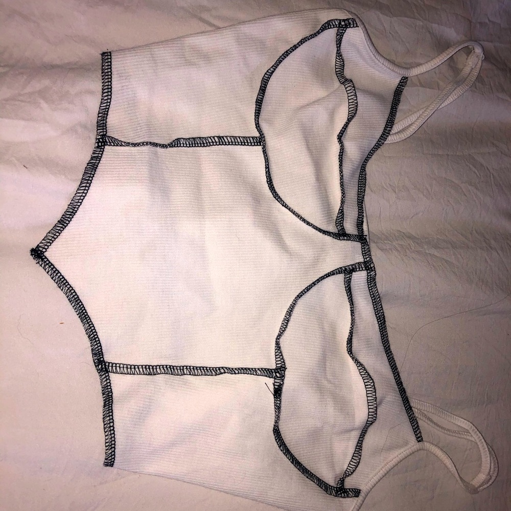 shein crop top white